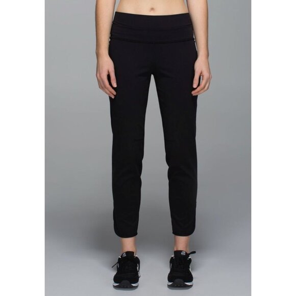 lululemon athletica Pants - Lululemon Straight To Class Pant Womens 6 Black Luon 7/8 Length Athleisure